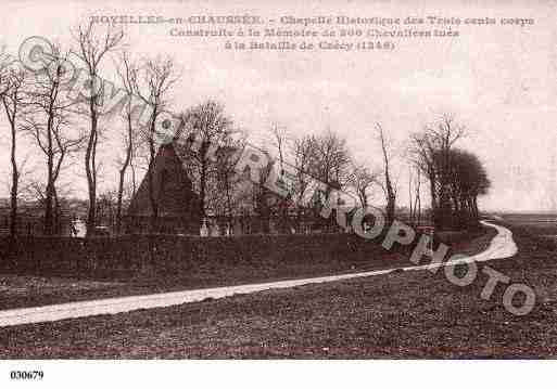 Ville de NOYELLESENCHAUSSEE, carte postale ancienne