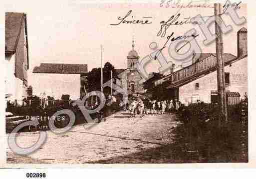 Ville de ONGLIERES, carte postale ancienne