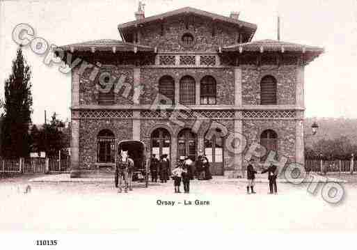 Ville de ORSAY, carte postale ancienne