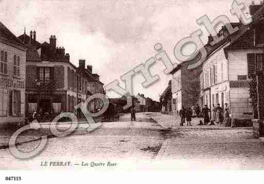 Ville de PERRAYENYVELINES(LE), carte postale ancienne