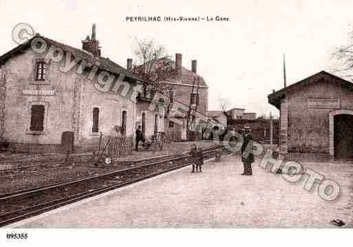 Ville de PEYRILHAC, carte postale ancienne