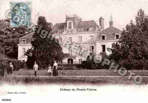 Ville de PLESSISTREVISSE(LE), carte postale ancienne