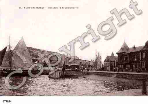 Ville de PORTENBESSINHUPPAIN, carte postale ancienne