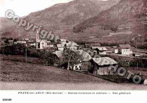 Ville de PRAZSURARLY, carte postale ancienne