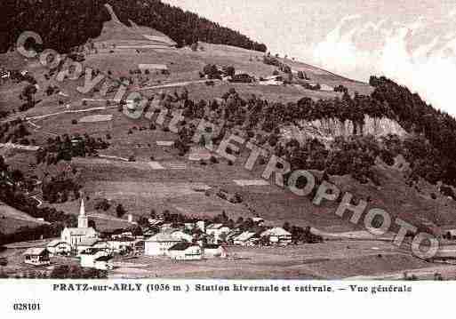 Ville de PRAZSURARLY, carte postale ancienne