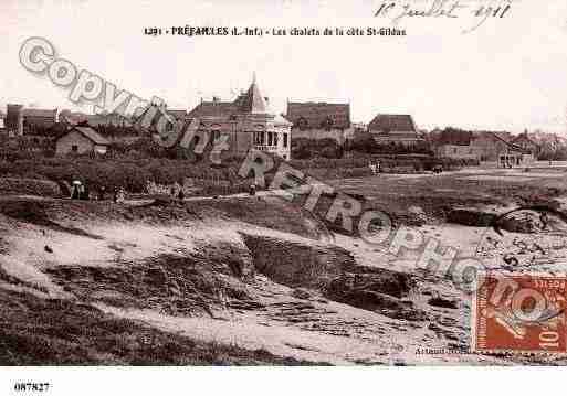 Ville de PREFAILLES, carte postale ancienne