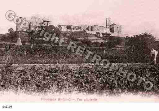 Ville de PUYGIRON, carte postale ancienne