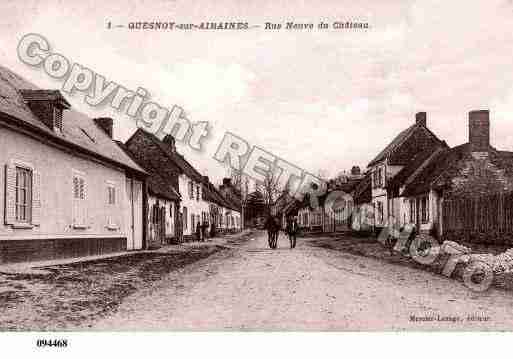 Ville de QUESNOYSURAIRAINES, carte postale ancienne