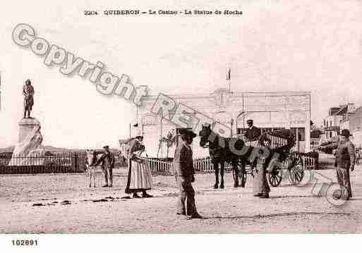 Ville de QUIBERON, carte postale ancienne