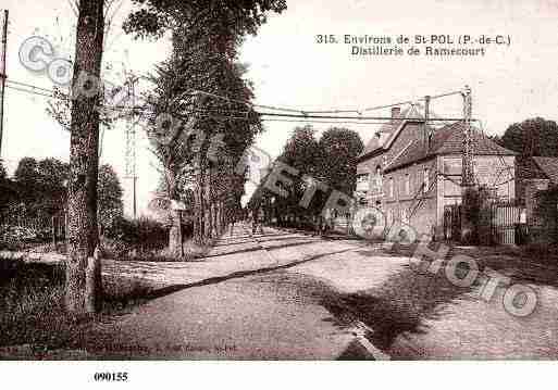 Ville de RAMECOURT, carte postale ancienne