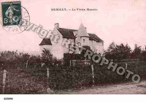 Ville de REMILLY, carte postale ancienne