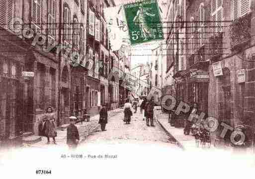 Ville de RIOM, carte postale ancienne