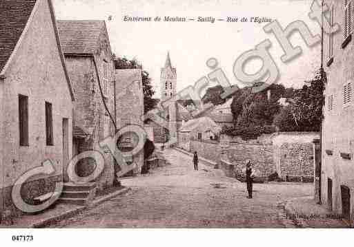 Ville de SAILLY, carte postale ancienne