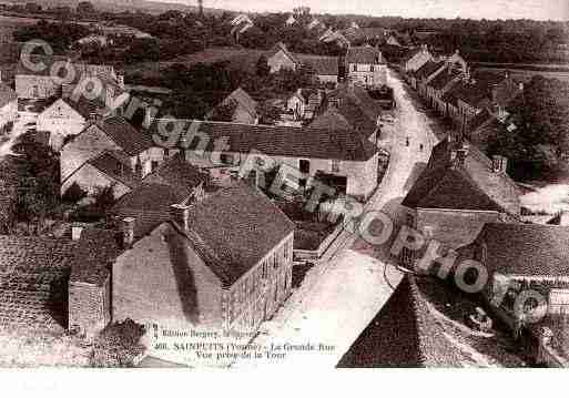 Ville de SAINPUITS, carte postale ancienne