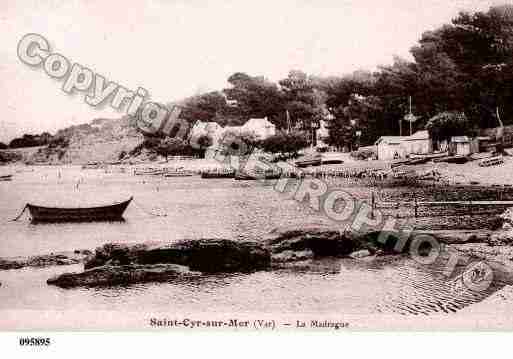 Ville de SAINTCYRSURMER, carte postale ancienne