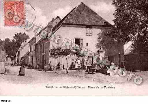 Ville de SAINTJEAND'HERANS, carte postale ancienne