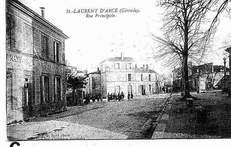 Ville de SAINTLAURENTD'ARCE, carte postale ancienne