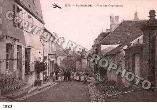 Ville de SAINTSAULGE, carte postale ancienne