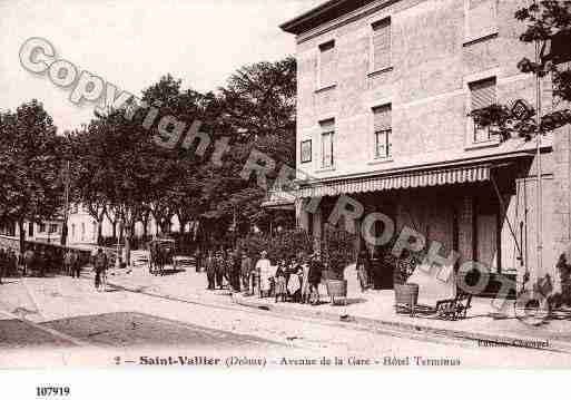 Ville de SAINTVALLIER, carte postale ancienne