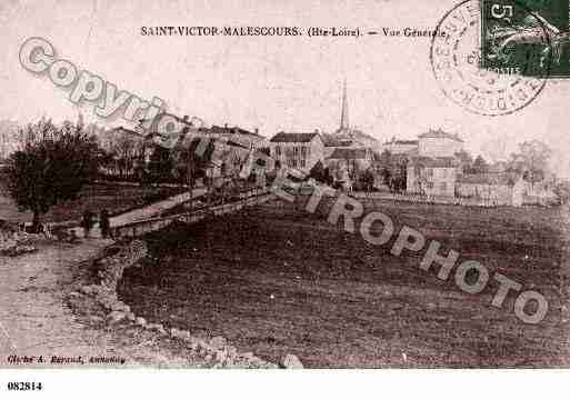 Ville de SAINTVICTORMALESCOURS, carte postale ancienne