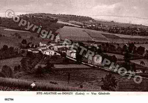 Ville de SAINTEAGATHEENDONZY, carte postale ancienne