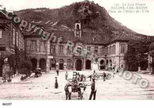 Ville de SALINSLESBAINS, carte postale ancienne