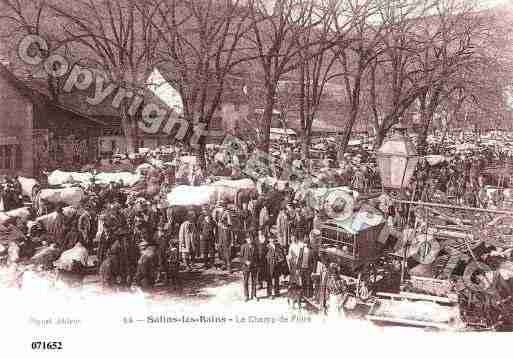 Ville de SALINSLESBAINS, carte postale ancienne