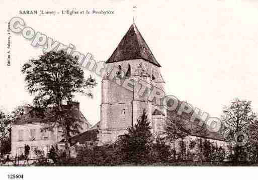 Ville de SARAN, carte postale ancienne