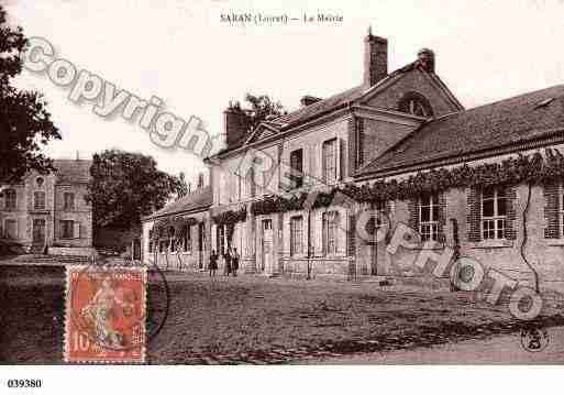 Ville de SARAN, carte postale ancienne