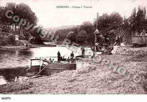 Ville de SOISSONS, carte postale ancienne
