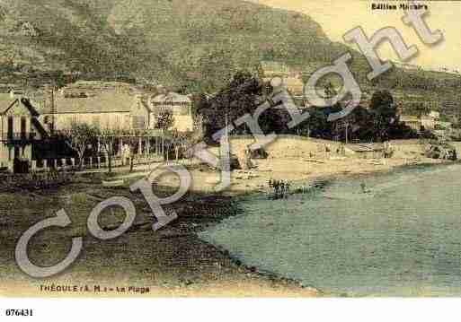 Ville de THEOULESURMER, carte postale ancienne