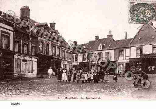 Ville de TILLIERESSURAVRE, carte postale ancienne