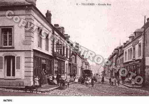 Ville de TILLIERESSURAVRE, carte postale ancienne