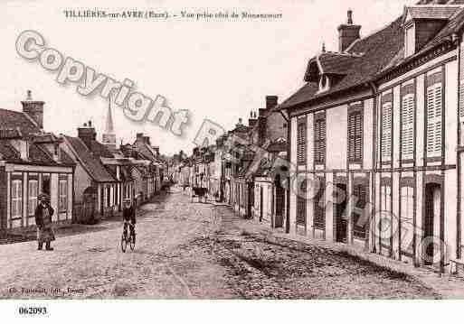 Ville de TILLIERESSURAVRE, carte postale ancienne