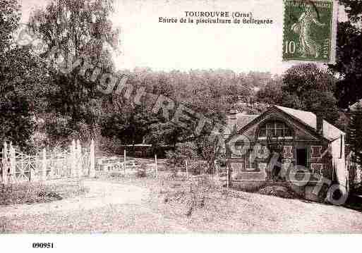 Ville de TOUROUVRE, carte postale ancienne