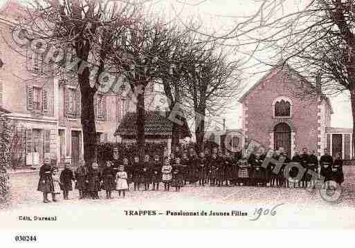 Ville de TRAPPES, carte postale ancienne