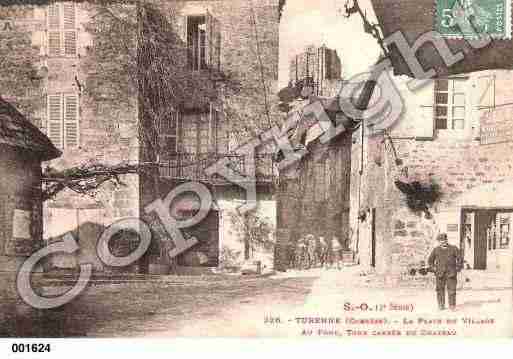 Ville de TURENNE, carte postale ancienne