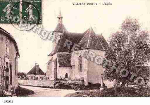 Ville de VILLIERSVINEUX, carte postale ancienne