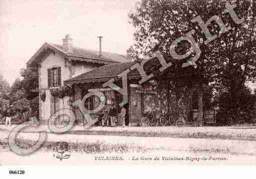 Ville de VULAINES, carte postale ancienne