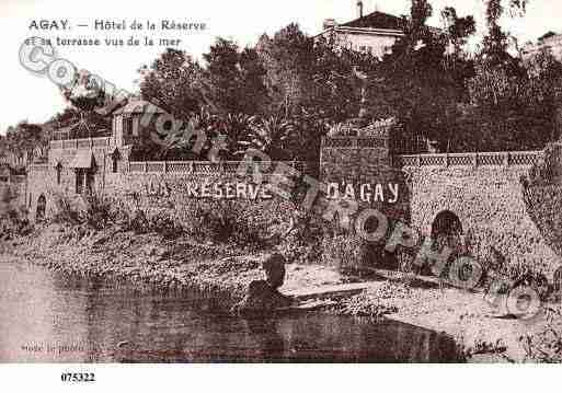 Ville de AGAY, carte postale ancienne