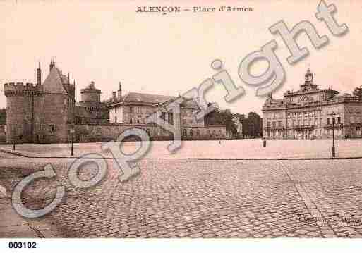 Ville de ALENCON, carte postale ancienne