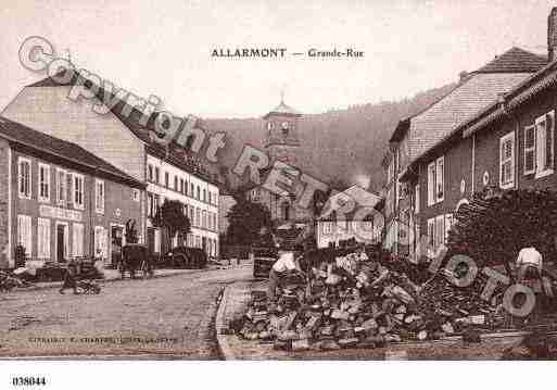 Ville de ALLARMONT, carte postale ancienne