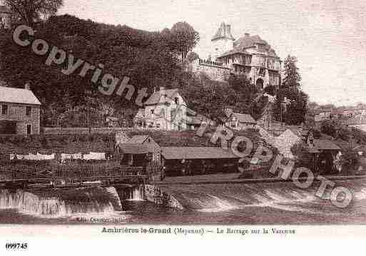 Ville de AMBRIERESLESVALLEES, carte postale ancienne