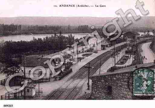 Ville de ANDANCE, carte postale ancienne