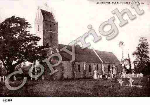 Ville de AUDOUVILLELAHUBERT, carte postale ancienne