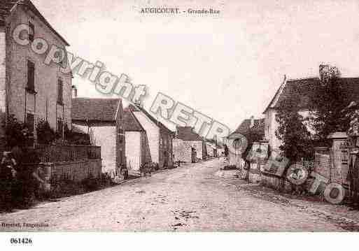 Ville de AUGICOURT, carte postale ancienne