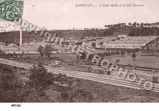 Ville de BARENTIN, carte postale ancienne