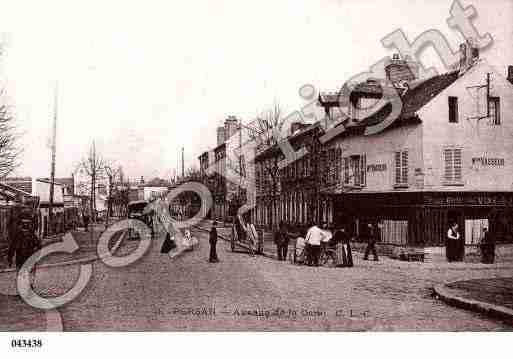 Ville de BEAUMONTSUROISE, carte postale ancienne