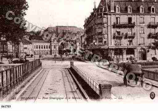 Ville de BELFORT, carte postale ancienne