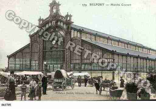 Ville de BELFORT, carte postale ancienne